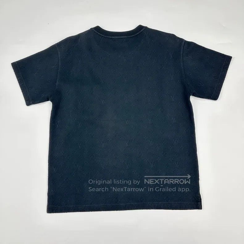 Louis Vuitton Louis Vuitton Black dark stripe full print pocket short sl Size US M / EU 48-50 / 2 - 2 Thumbnail