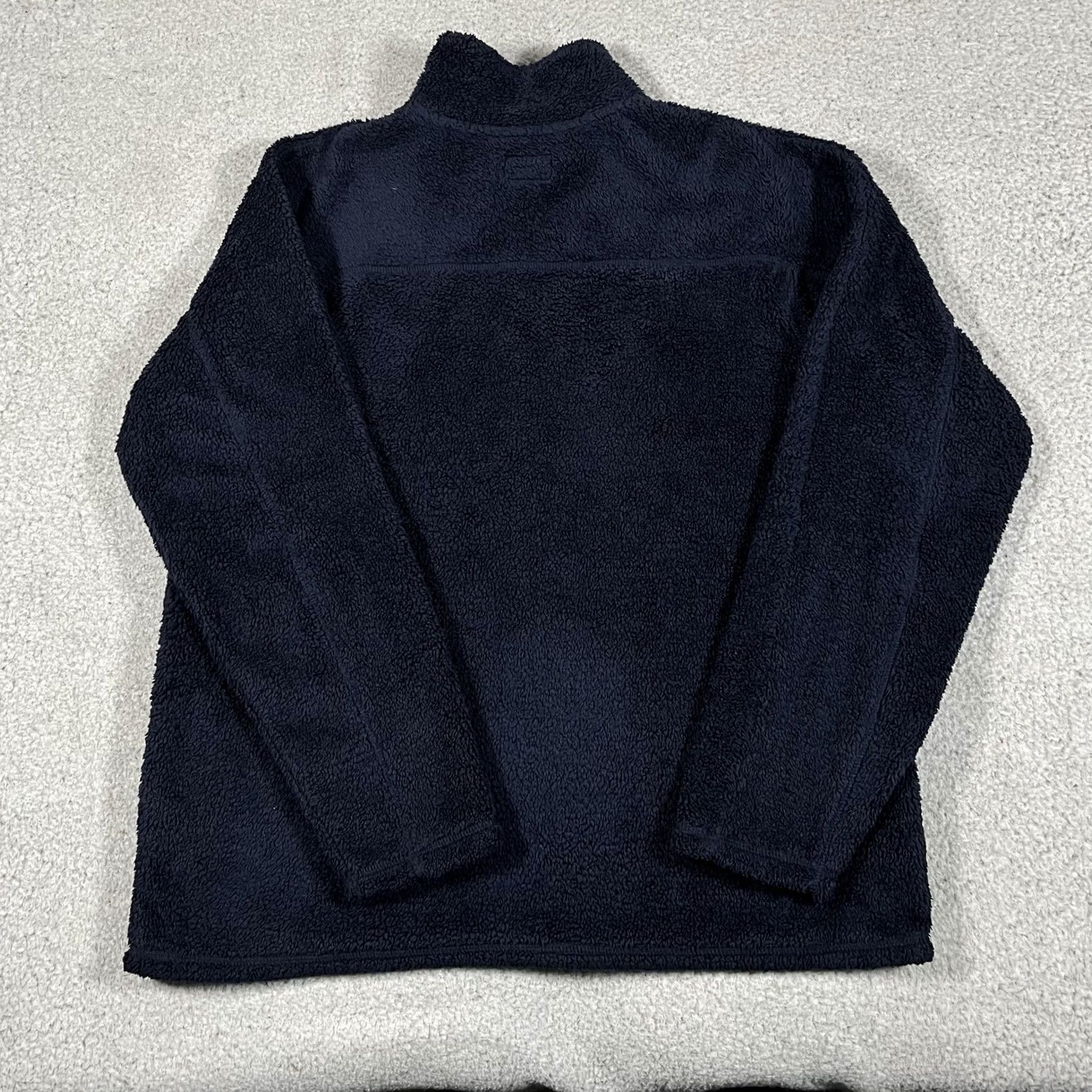 Vintage LL Bean Jacket Mens L Blue Sherpa Deep Pile Fleece 1/4 Zip Pullover Hiking Retro Size US L / EU 52-54 / 3 - 6 Thumbnail