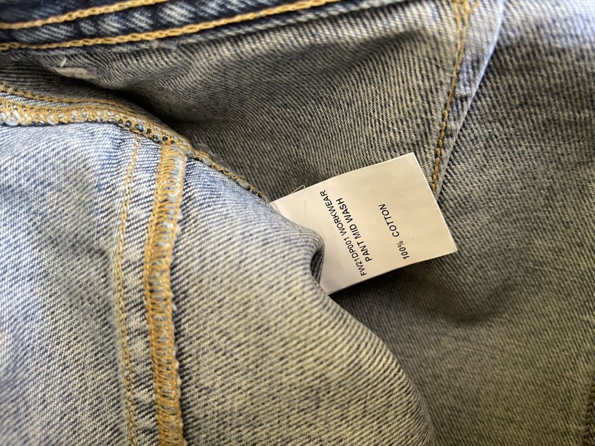 Aime Leon Dore Aime Leon Dore - Workwear Pant Mid Wash Size US 33 - 7 Thumbnail