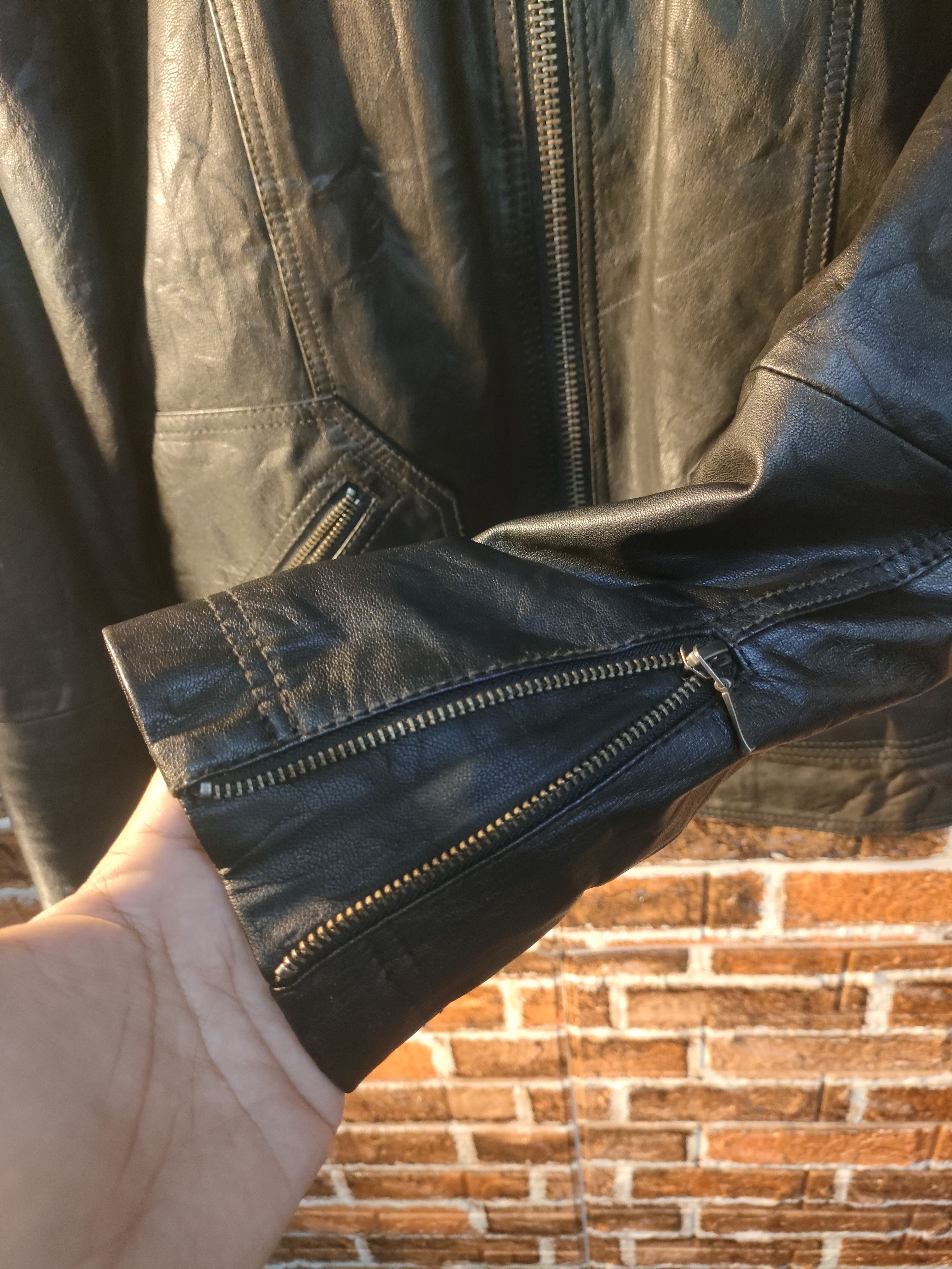 Nudie Jeans Men's Nudie Jeans Johny Leather Jacket Size US S / EU 44-46 / 1 - 8 Thumbnail