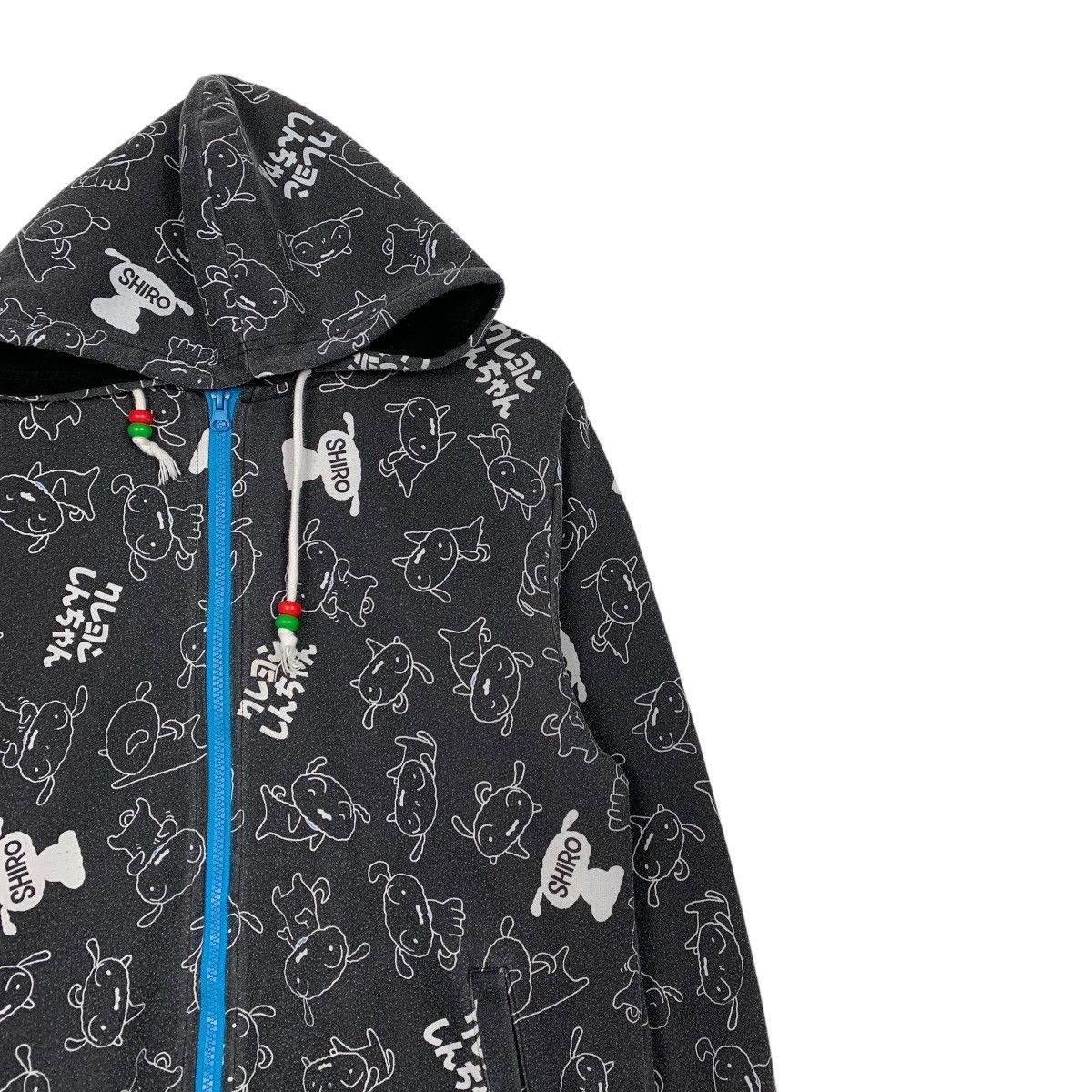 Japanese Brand Japanese Anime Shiro Fullprint Zipper Hoodie Size US L / EU 52-54 / 3 - 5 Thumbnail