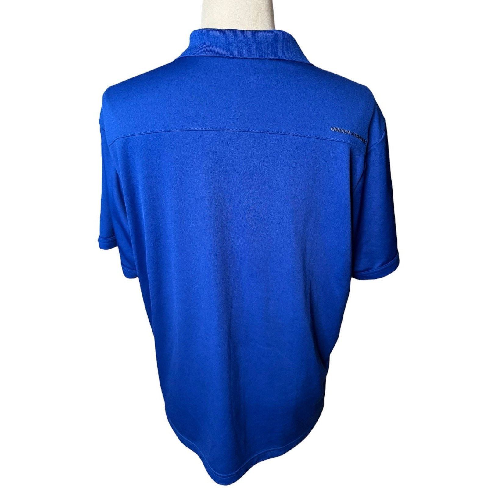 Under Armour Two Under Armour Heat Gear Polo Golf Shirts Loose Fit Blue Size US XL / EU 56 / 4 - 8 Thumbnail