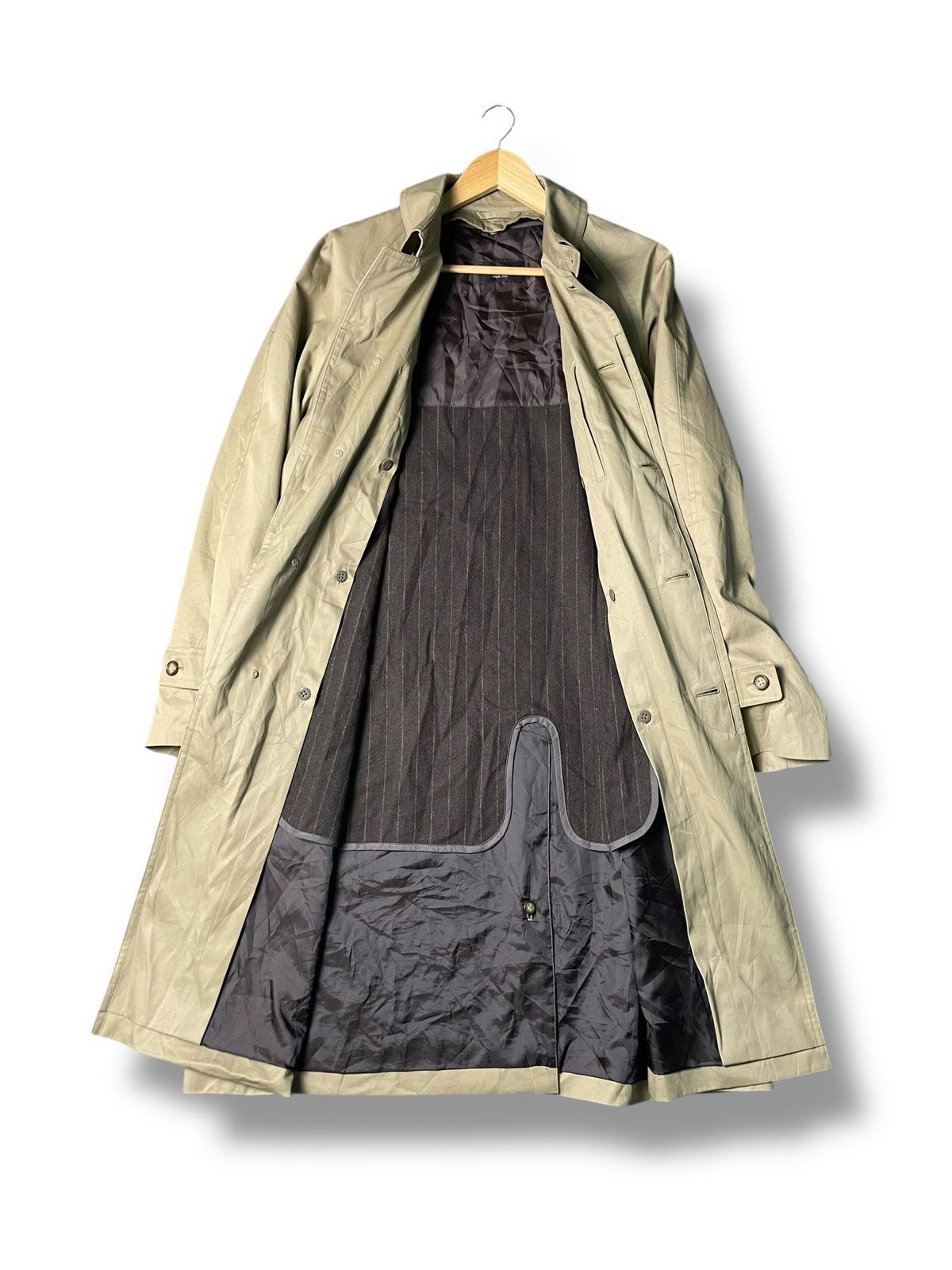 Japanese Brand × REGAL × Vintage Regal Japanese Brand Hidden Button Long Coat (58) Size US M / EU 48-50 / 2 - 2 Thumbnail