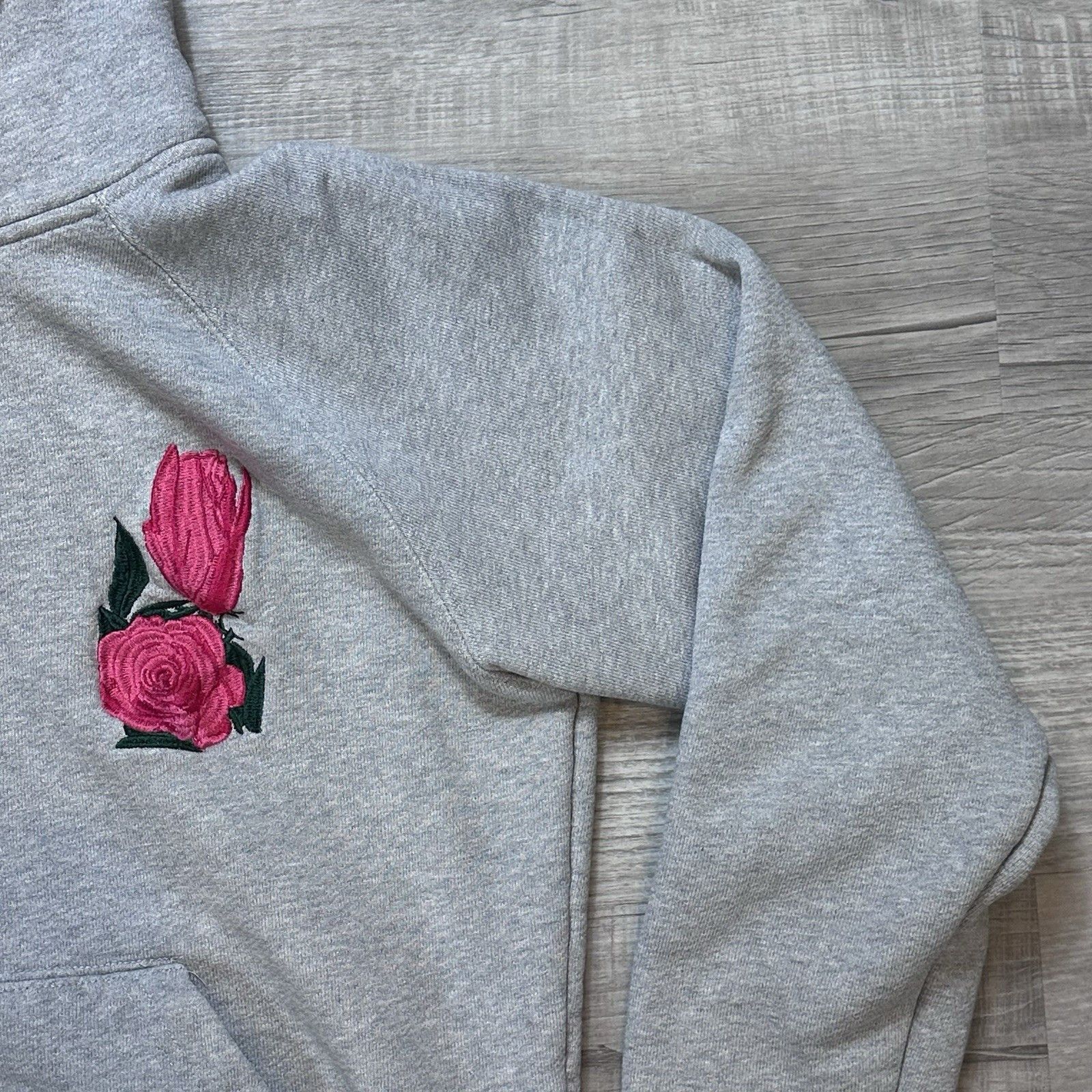 Soulland SOULLAND Rose Hoodie Pullover Sweatshirt Small Embroidered Size US S / EU 44-46 / 1 - 4 Thumbnail