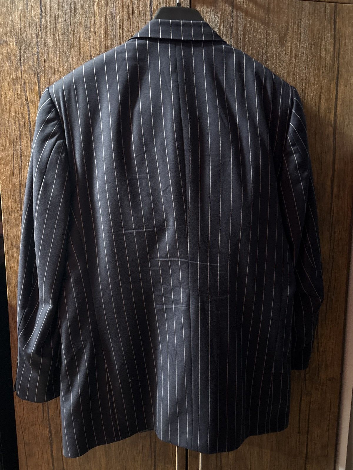 Vitale Barberis Canonico Bespoke Navy Pinstripe DB Suit 6x3 Italian Vitale Barberis Size 42R - 16 Thumbnail