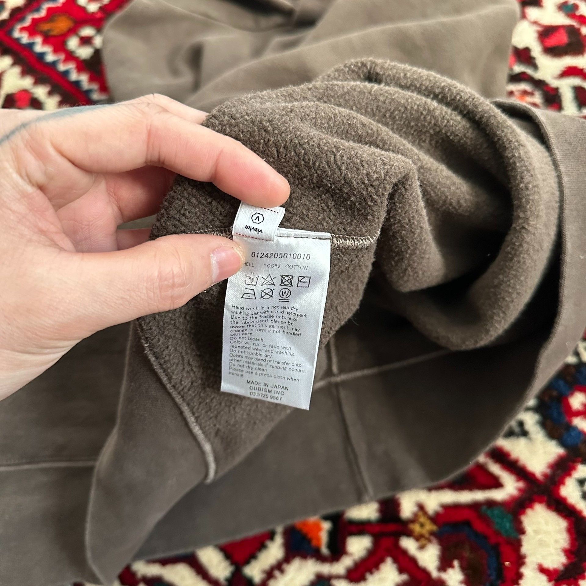 Visvim VISVIM AMPLUS SB Hoodie Mud Size US S / EU 44-46 / 1 - 9 Thumbnail