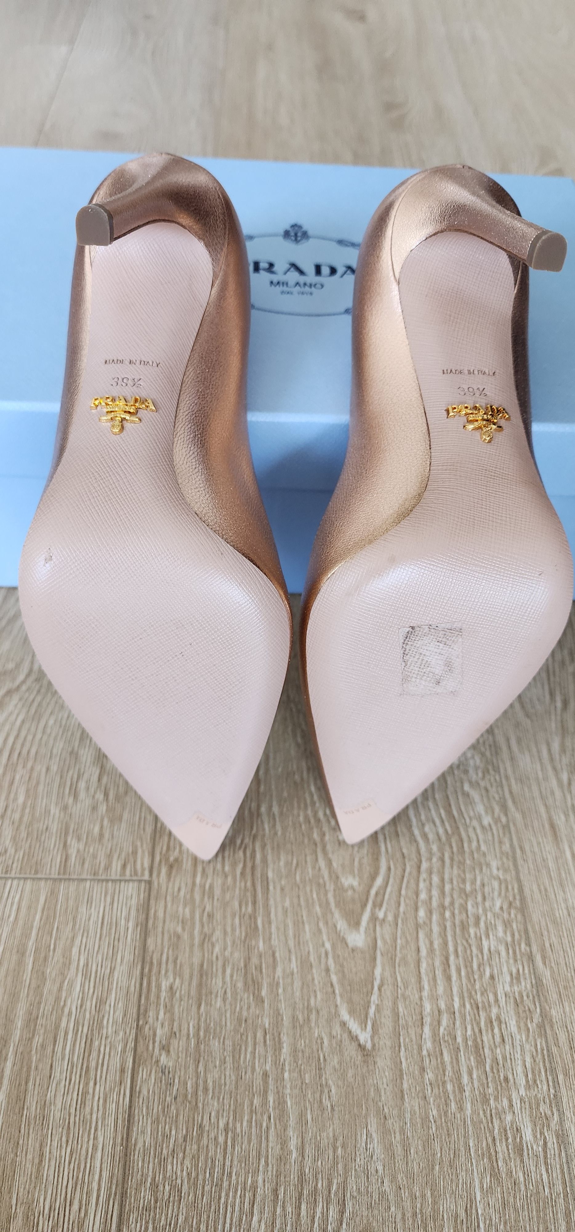 Prada Prada Clazature Donna Leather pump Size US 9.5 / IT 39.5 - 5 Thumbnail