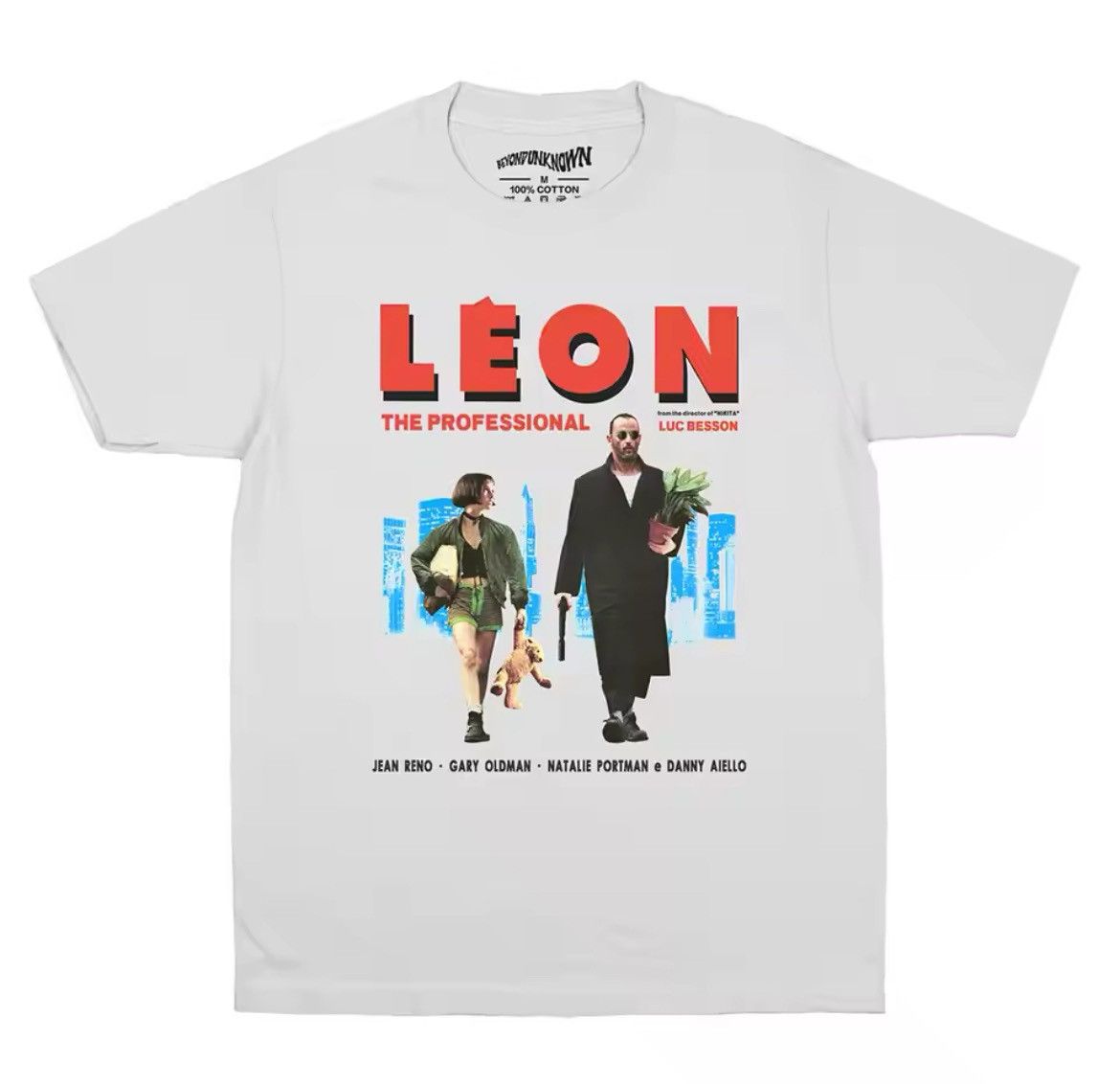 Japanese Brand × Vintage "Leon The Professional" Classic Movie Graphic Printed Tshirt Size US XXL / EU 58 / 5 - 7 Thumbnail