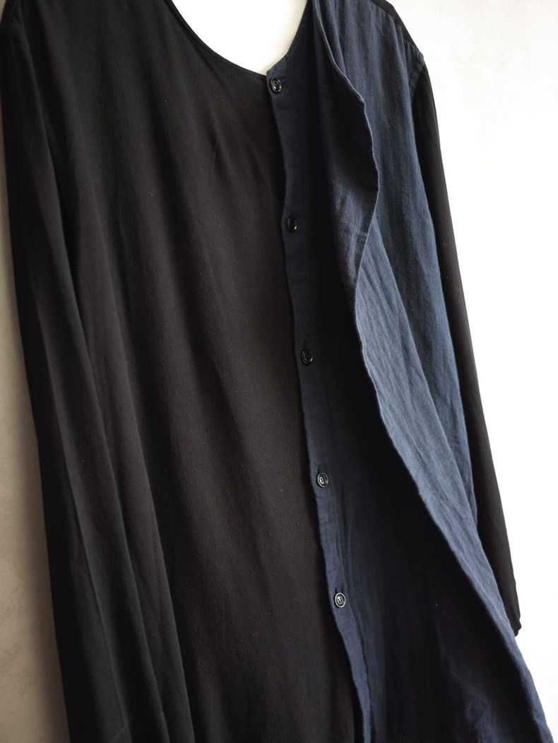 Yohji Yamamoto Yohji Yamamoto 17SS Fake Double Rayon Shirt 2504-Nextarrow Size US M / EU 48-50 / 2 - 2 Thumbnail