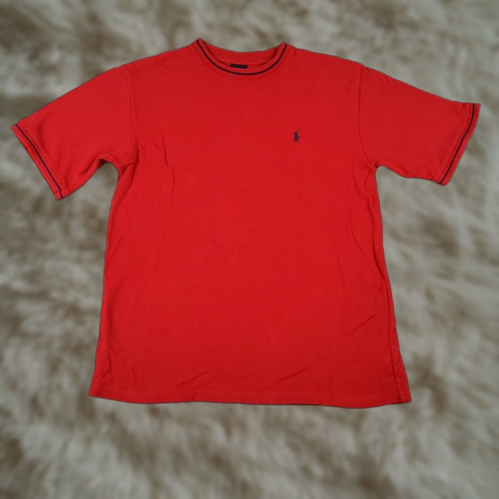 Polo Ralph Lauren Polo Ralph Lauren T Shirt Mens Medium Red Pony Short Sleeve Crew Neck Logo Classic Casual Shirt Adult M Red Mens Size US M / EU 48-50 / 2 - 1 Thumbnail