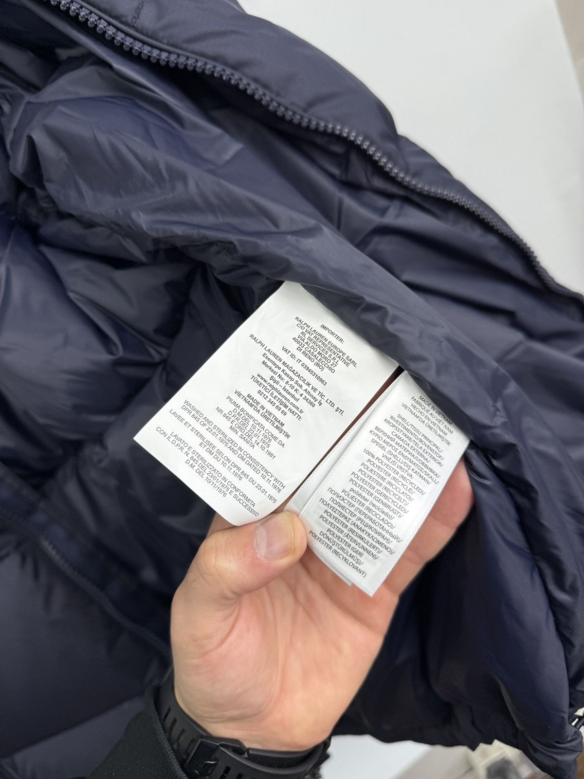 Polo Ralph Lauren 🇺🇸❗️NEW Ralph Lauren Hooded Down Puffer MLS Navy El Cap Jacket Size US XXL / EU 58 / 5 - 19 Thumbnail