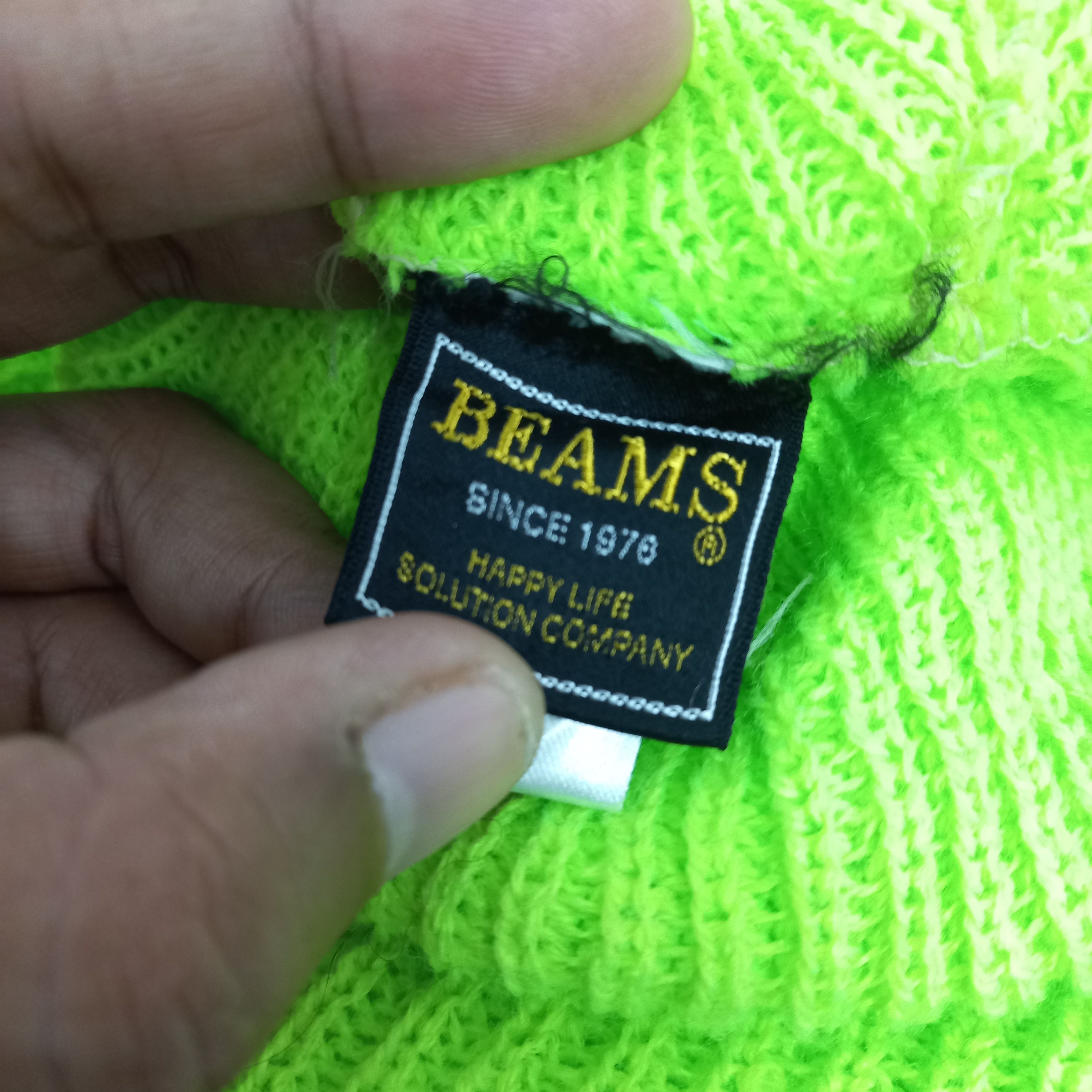 Beams Japan 🔆Go out by beams japan neo color beanie hat Size ONE SIZE - 3 Thumbnail