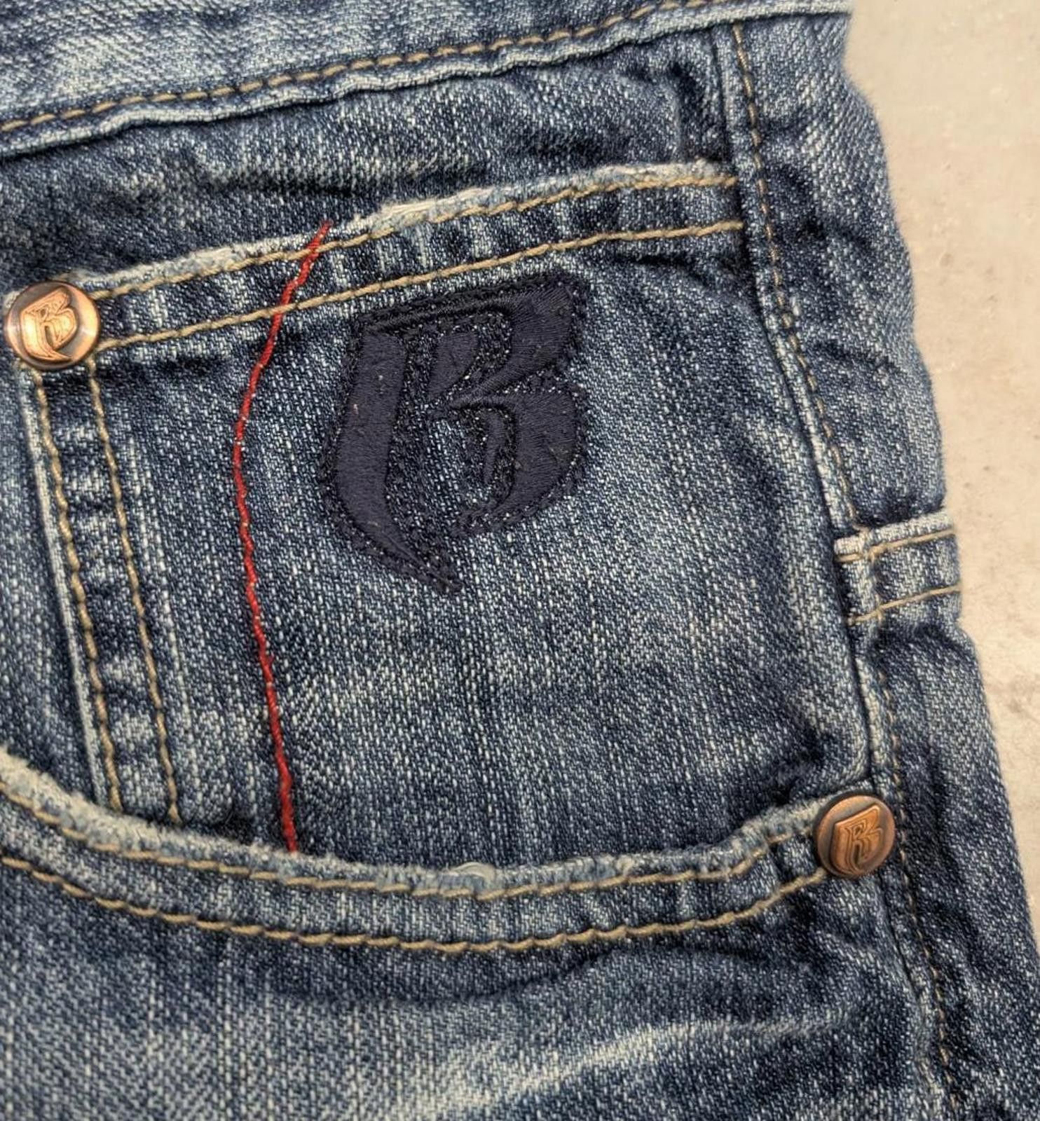 Ruff Ryders Vintage Y2K Ruff Ryder Denim Wide Leg Baggy Blue Jeans Size US 38 / EU 54 - 4 Thumbnail