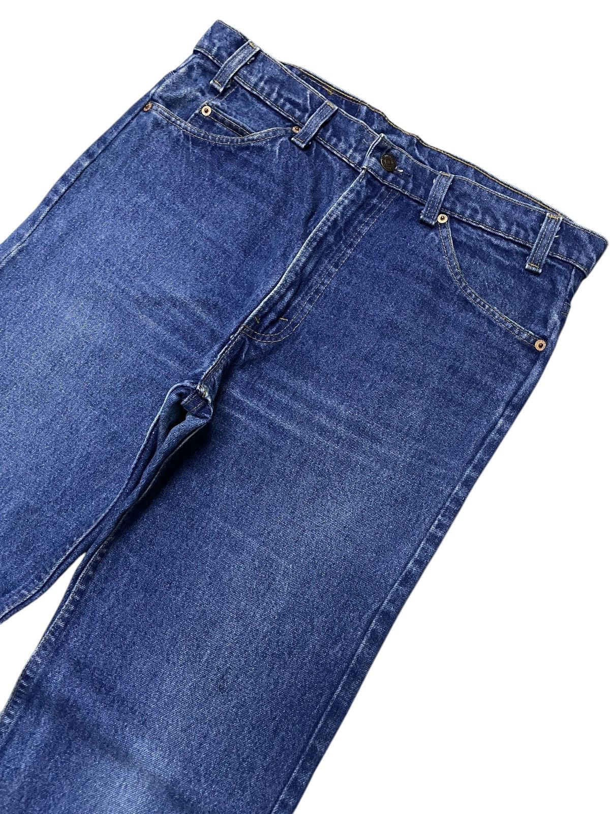 Levi's × Vintage Vintage Levis 517 Orange Tab Flare Bootcut Made In Usa Jeans Size US 34 / EU 50 - 3 Thumbnail