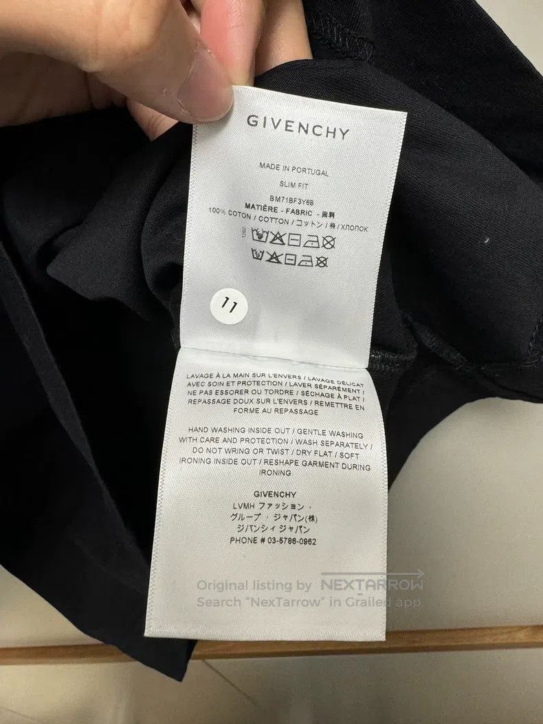 Givenchy Givenchy Knitted Collar Logo Printed Solid Short Sleeve Size US L / EU 52-54 / 3 - 5 Thumbnail