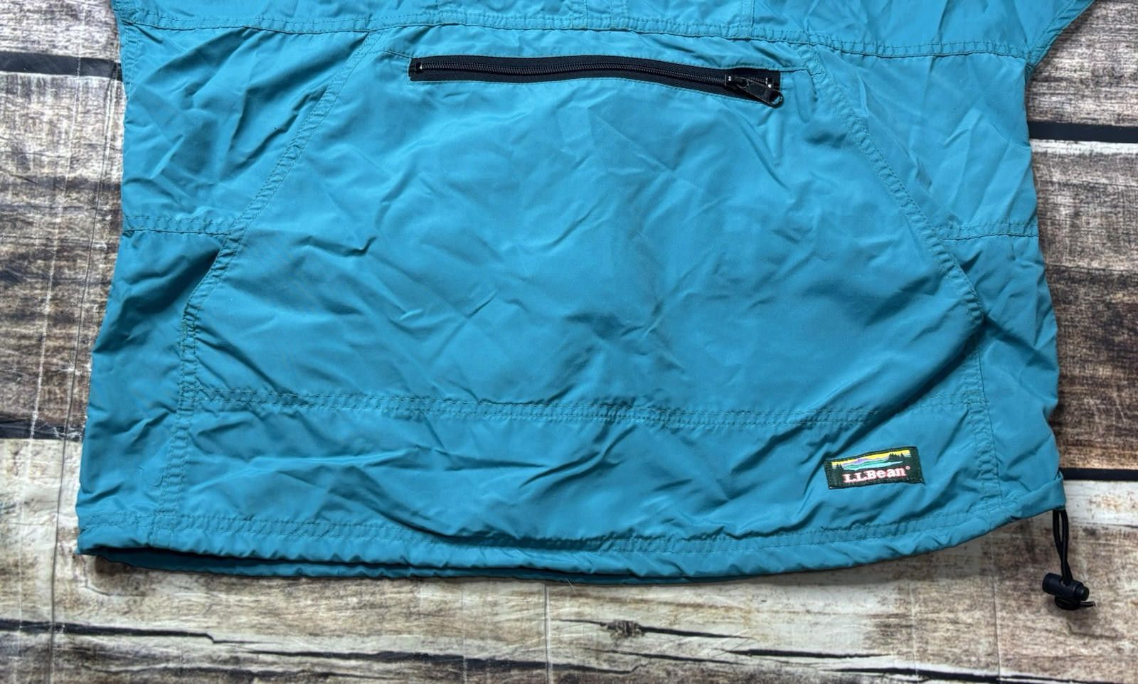 L.L. Bean VTG LL Bean Freeport Maine Jacket Womens Medium Zip Teal Size M / US 6-8 / IT 42-44 - 5 Thumbnail