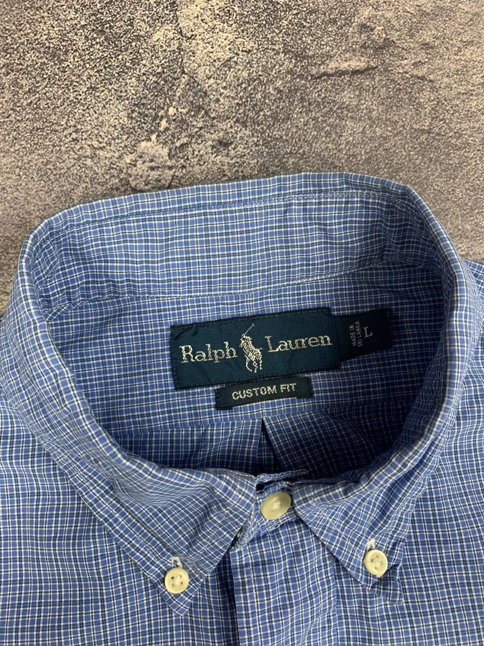 Polo Ralph Lauren Polo Ralph Lauren Men's Blue Check Shirt Button Down Size US L / EU 52-54 / 3 - 9 Thumbnail