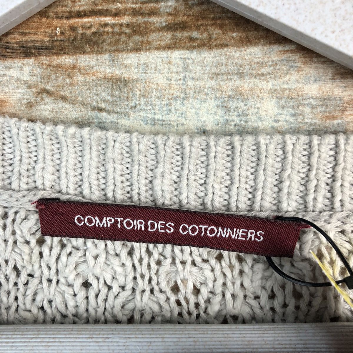 Designer × Homespun Knitwear Comptoir Des Cotonniers Grey Knitwear #A1682 Size M / US 6-8 / IT 42-44 - 13 Thumbnail
