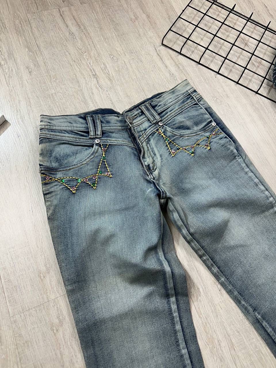 Hysteric Glamour × Vintage Vintage Y2K Flared Jeans Size 26" / US 2 / IT 38 - 3 Thumbnail