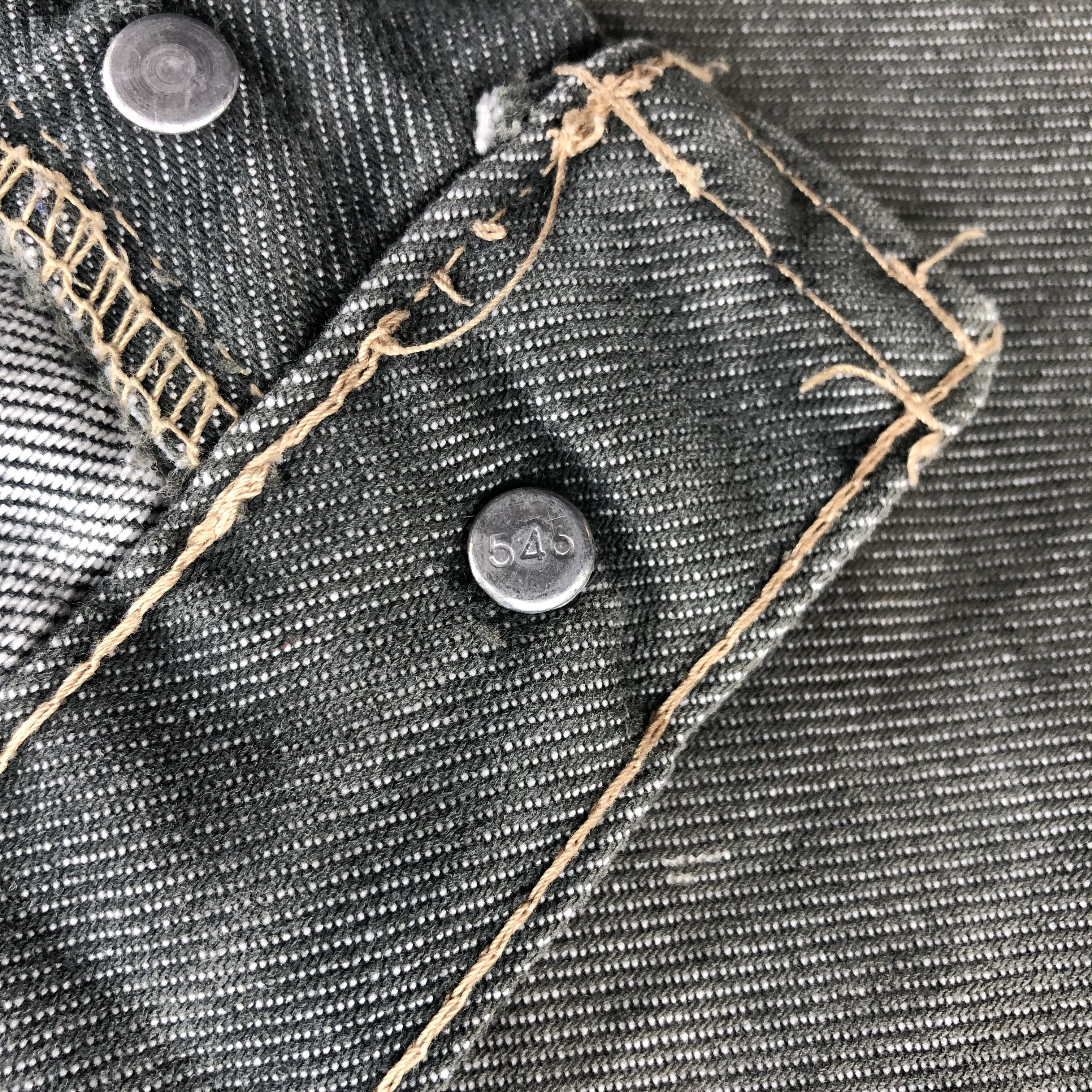 Levi's Vintage 90s Olive Levis 501 Jeans-JM1512 Size US 31 - 9 Thumbnail