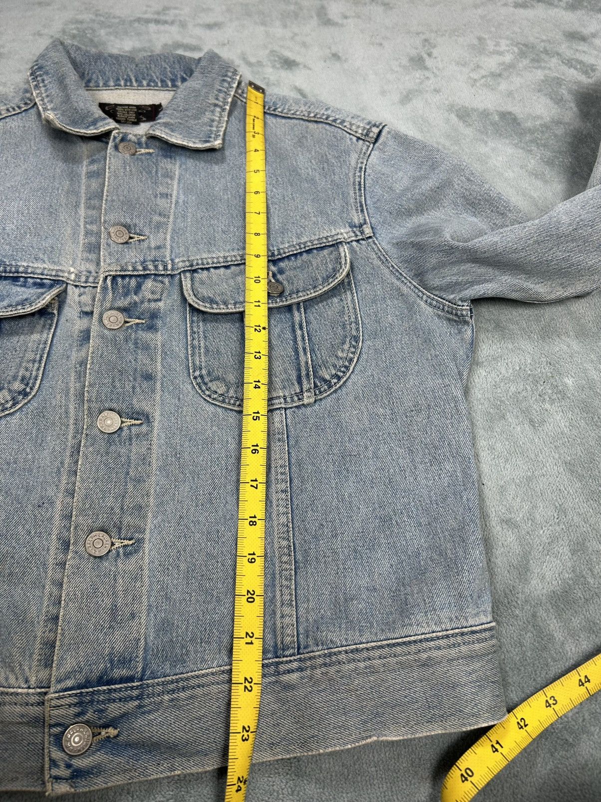 RRL Ralph Lauren Vintage Double RL Trucker Denim Jacket. J054 Size US L / EU 52-54 / 3 - 15 Thumbnail