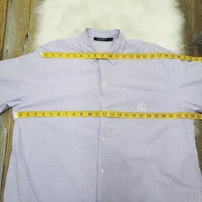 Lauren Ralph Lauren Lauren Ralph Lauren Shirt Embroidered RLL Check S/S XL Size US XL / EU 56 / 4 - 8 Thumbnail