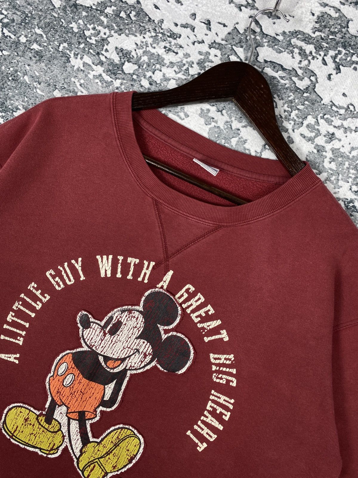 Disney Vintage Disney x Mickey Mouse Big Logo Sweatshirts Size US L / EU 52-54 / 3 - 2 Thumbnail