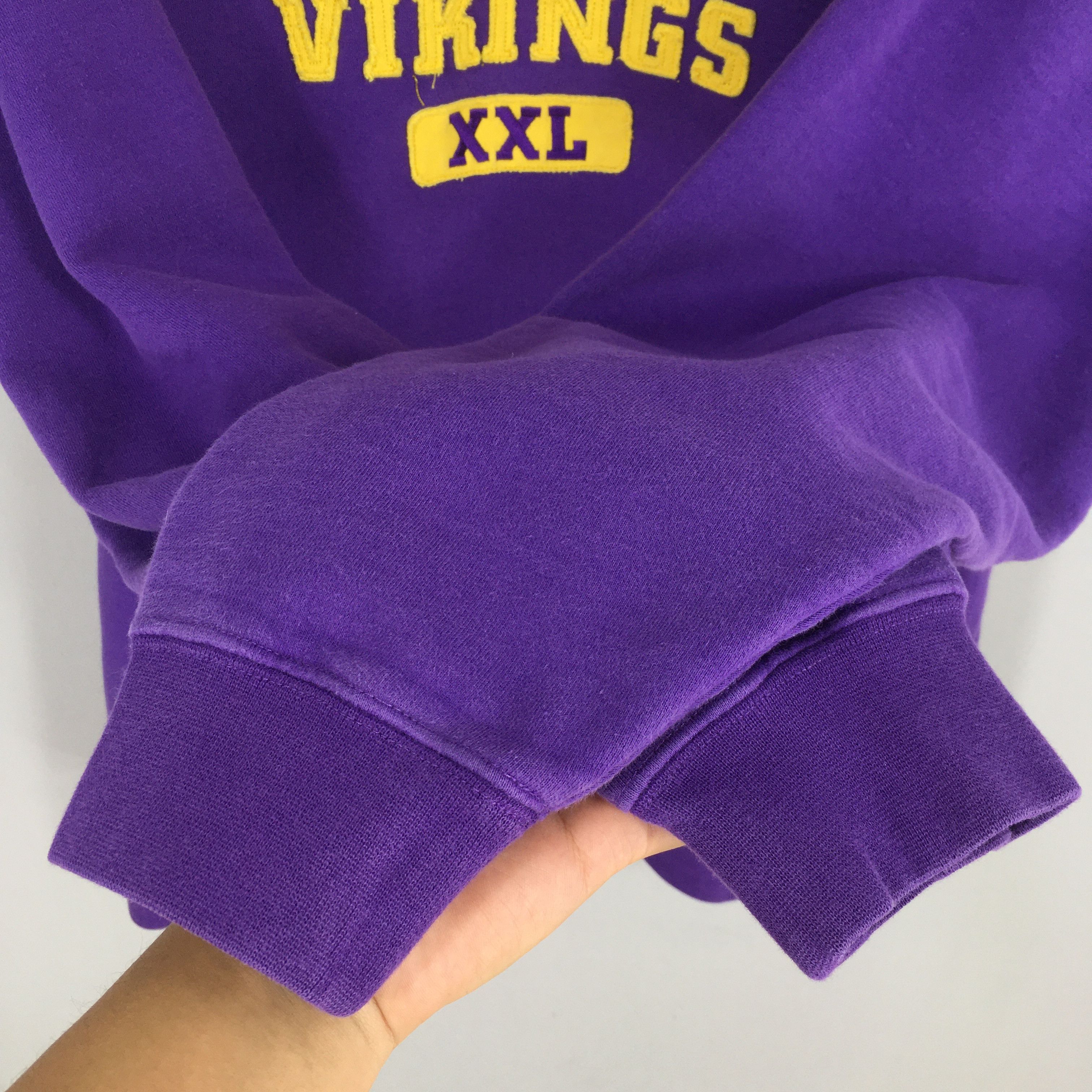 NFL × Vintage Vintage Minnesota Vikings NFL Rugby Purple Crewneck Large Size US L / EU 52-54 / 3 - 4 Thumbnail