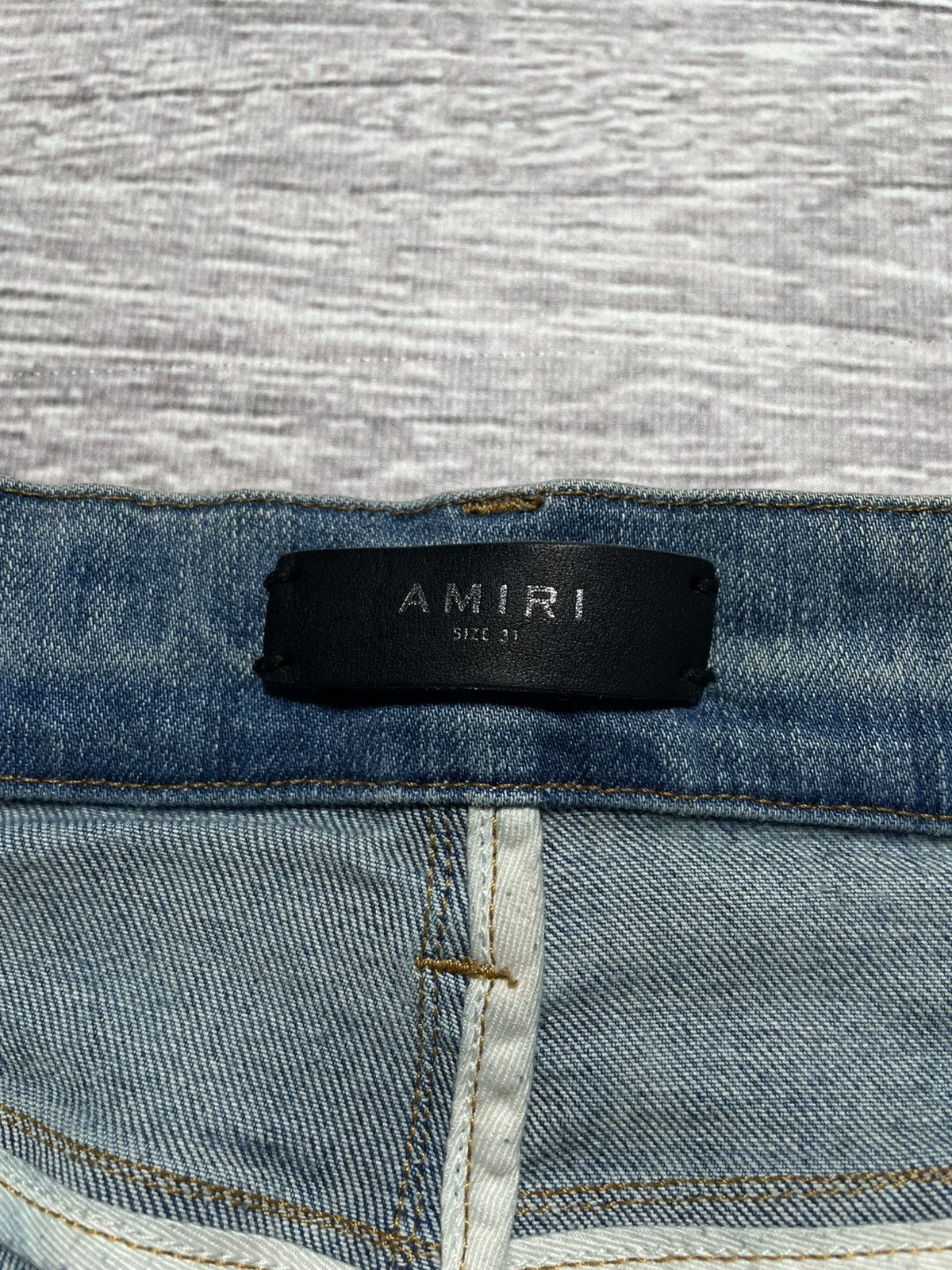 Amiri Amiri Quilted Artpatch Patchwork Jeans Size US 31 - 9 Thumbnail