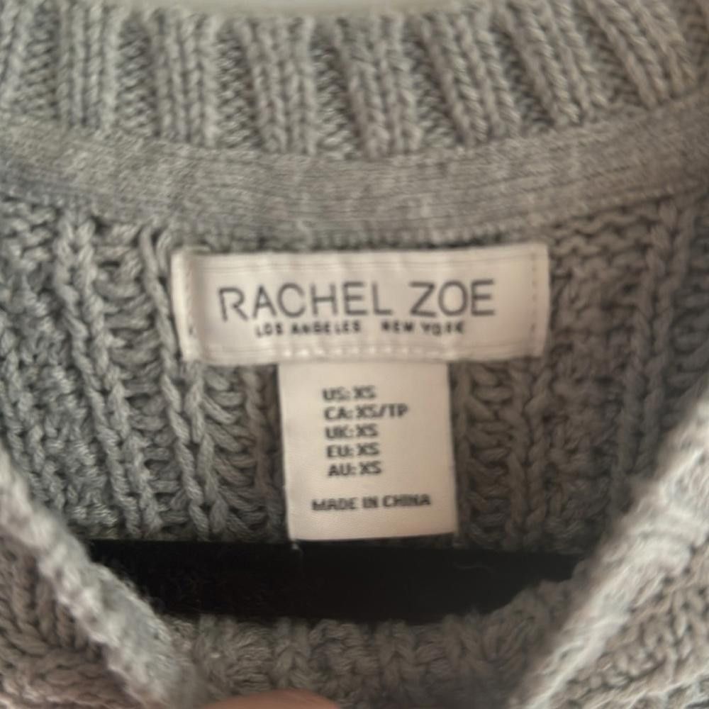 Designer Rachel Zoe grey sweater vest Size XS / US 0-2 / IT 36-38 - 5 Thumbnail