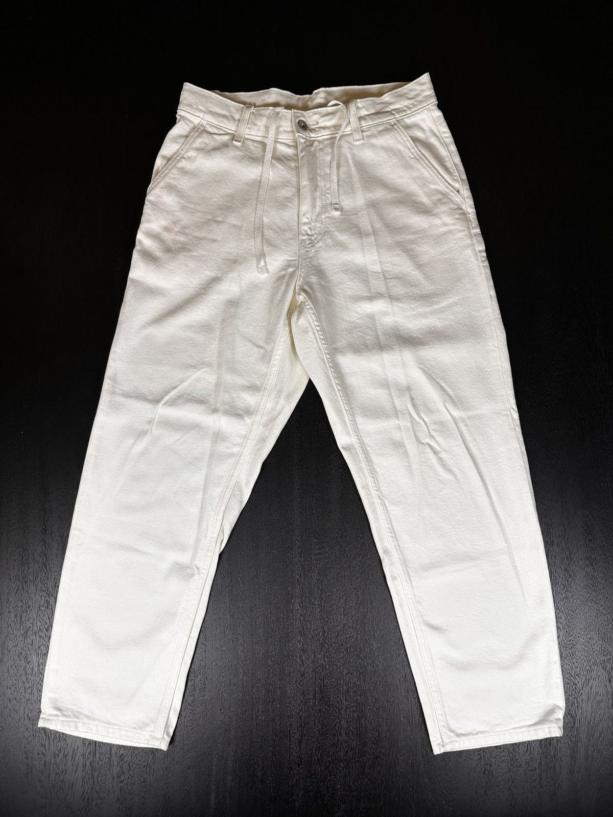 Uniqlo Uniqlo Straight Fit Jeans — White Denim (30x30) Size US 30 / EU 46 - 1 Thumbnail