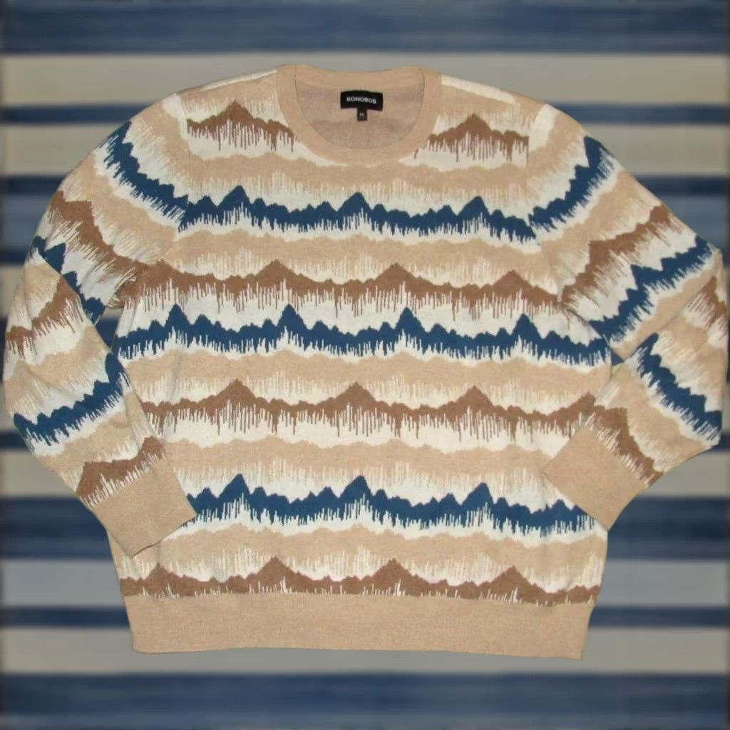 Bonobos BONOBOS Wool Alpaca Blend Ski Sweater XXL Men Pullover Multicolor Wool Alpaca Blend Ski Sweater XXL Men Pullover Multicolor Size US XXL / EU 58 / 5 - 1 Thumbnail