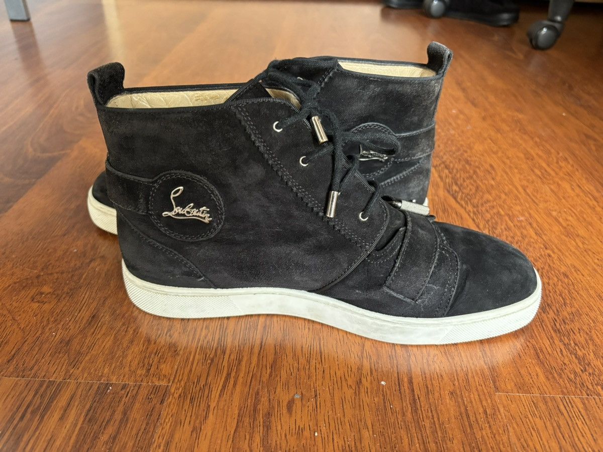 Christian Louboutin Christian Louboutin suede strap hi top sneakers Size US 8 / EU 41 - 6 Thumbnail