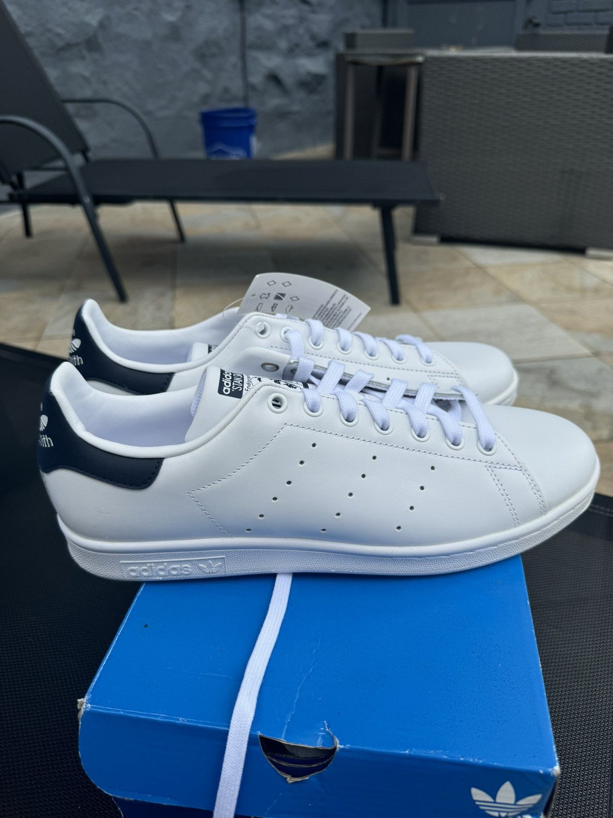 Adidas Adidas Stan Smith Sz 10 Navy Size US 10 / EU 43 - 1 Thumbnail