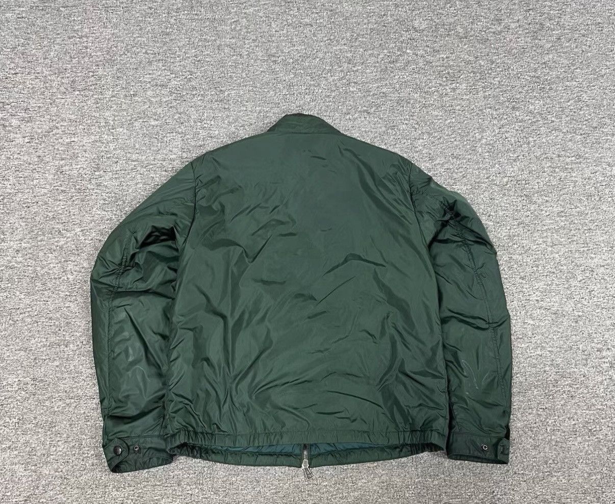 Moncler Green Stand-Collar Down Jacket
