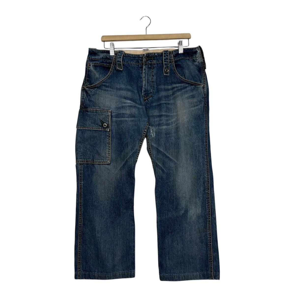 Japanese Brand Vintage Blue Way Tactical Denim Size US 34 / EU 50 - 1 Thumbnail