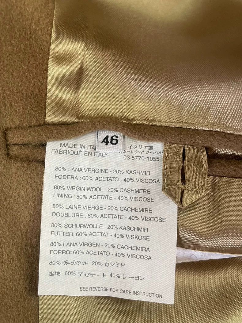 Helmut Lang HELMUT LANG size46 Sheared camel color coat Size US M / EU 48-50 / 2 - 9 Thumbnail