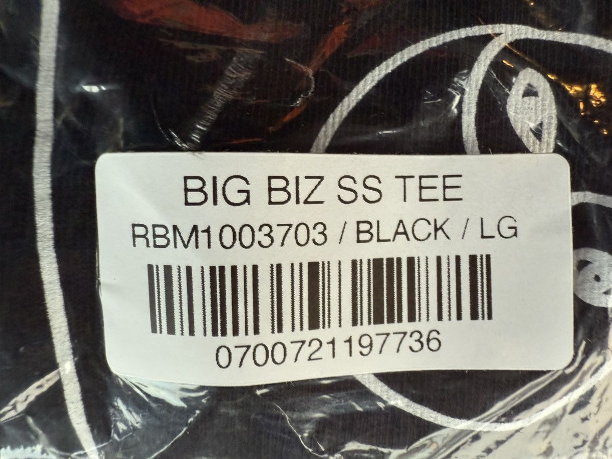 Real Bad Man Real Bad Man “Big Biz” s/s tee tshirt Large black/white NEW Size US L / EU 52-54 / 3 - 6 Thumbnail
