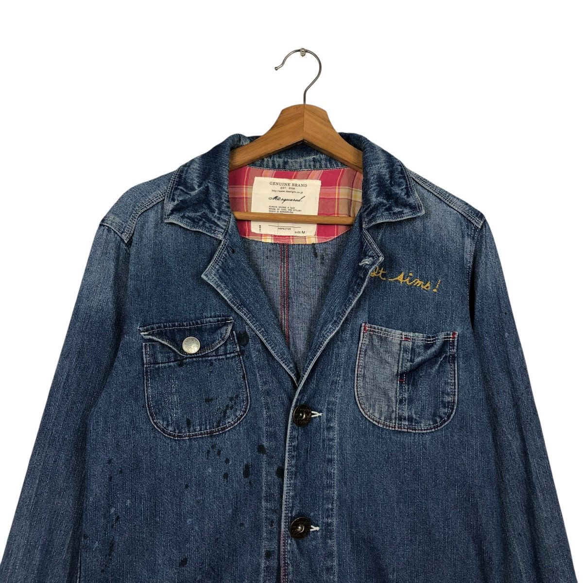 Japanese Brand 🔥M2SQUARED WORKER DENIM JACKET BLANKET ISSEY MIYAKE Size US M / EU 48-50 / 2 - 5 Thumbnail