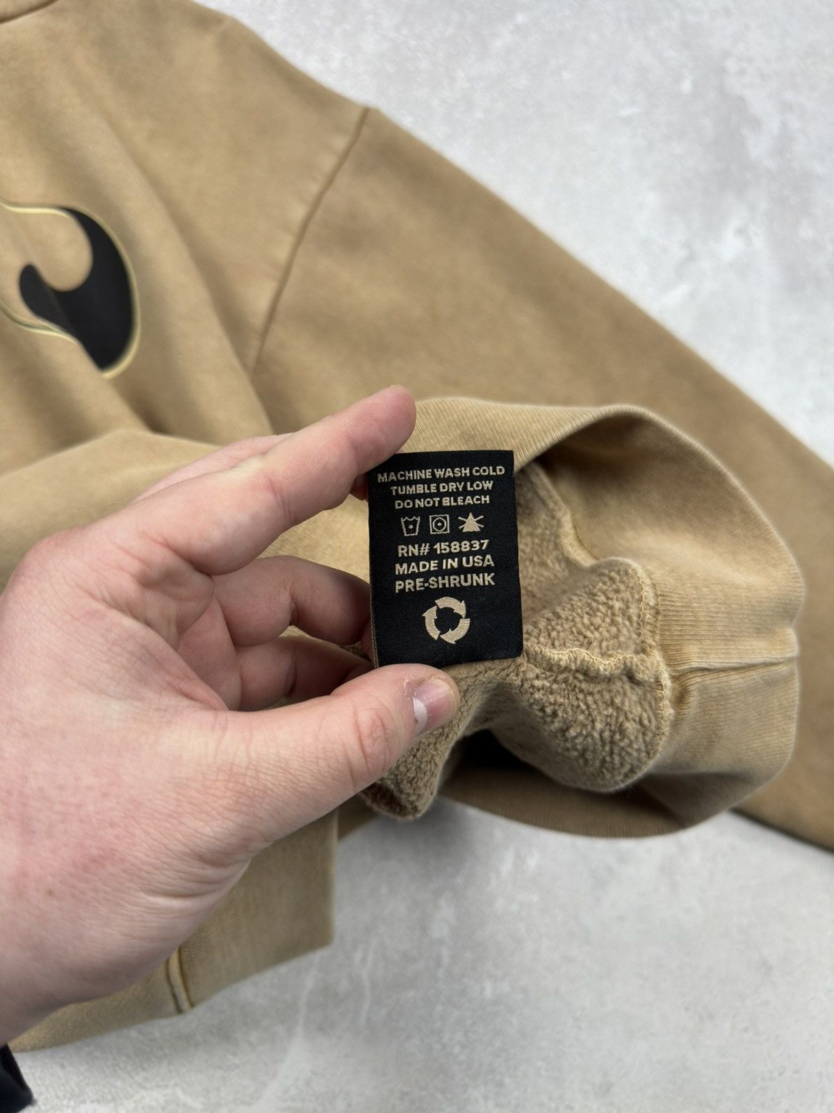 Stussy Stussy x Our Legacy Shadow Pigment Dyed Desert Hoodie USA Size US M / EU 48-50 / 2 - 8 Thumbnail