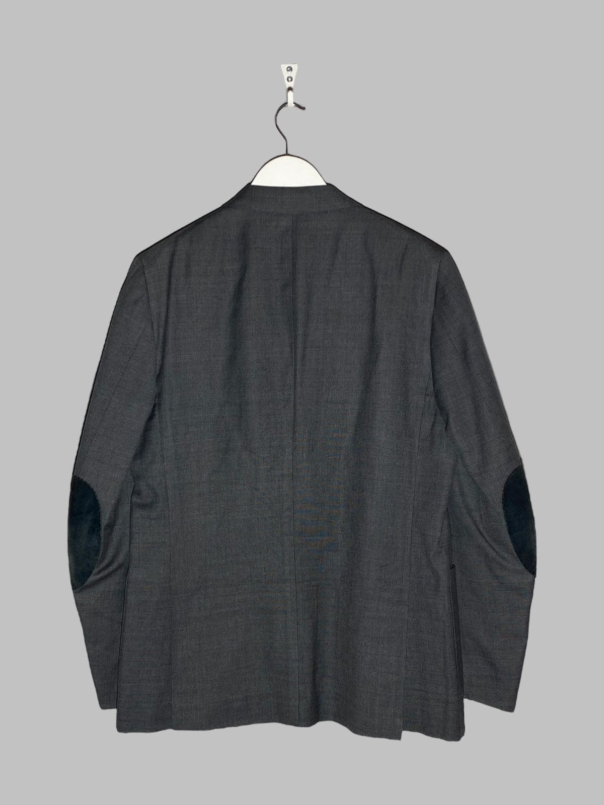 Isaia Isaia Napoli Wool Linen Silk Grey Suit Blazer Size US M / EU 48-50 / 2 - 2 Thumbnail