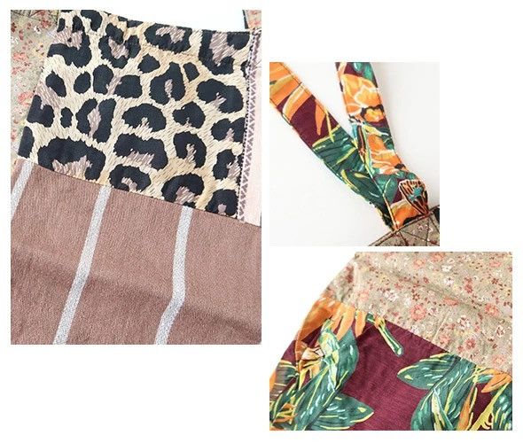 Kapital KAPITAL Patchwork Novel Tote Bag Brown Size ONE SIZE - 5 Thumbnail