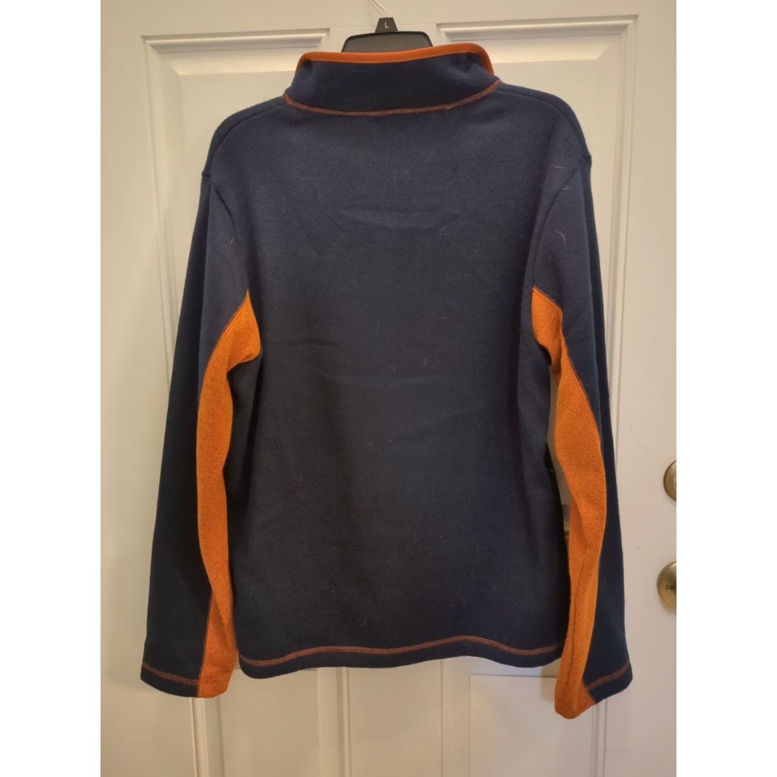 Orvis Orvis Navy Blue / Burnt Orange Pullover Quarter Zip Sweater Mens Medium Size US M / EU 48-50 / 2 - 4 Thumbnail