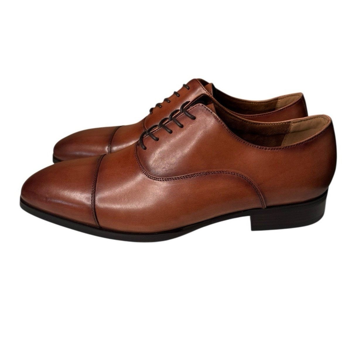 Aldo Aldo NEW Decker Brown Leather Lace Up Oxford Dress Shoes Size US 13 / EU 46 - 5 Thumbnail