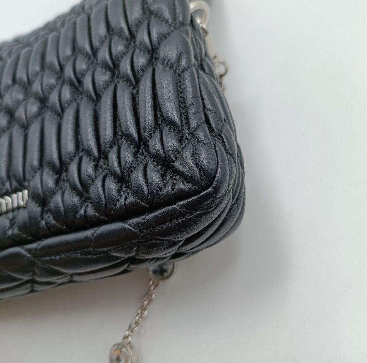 Miu Miu Miu Miu Miu Crystal Nappa Leather Mini-bag Size ONE SIZE - 18 Thumbnail