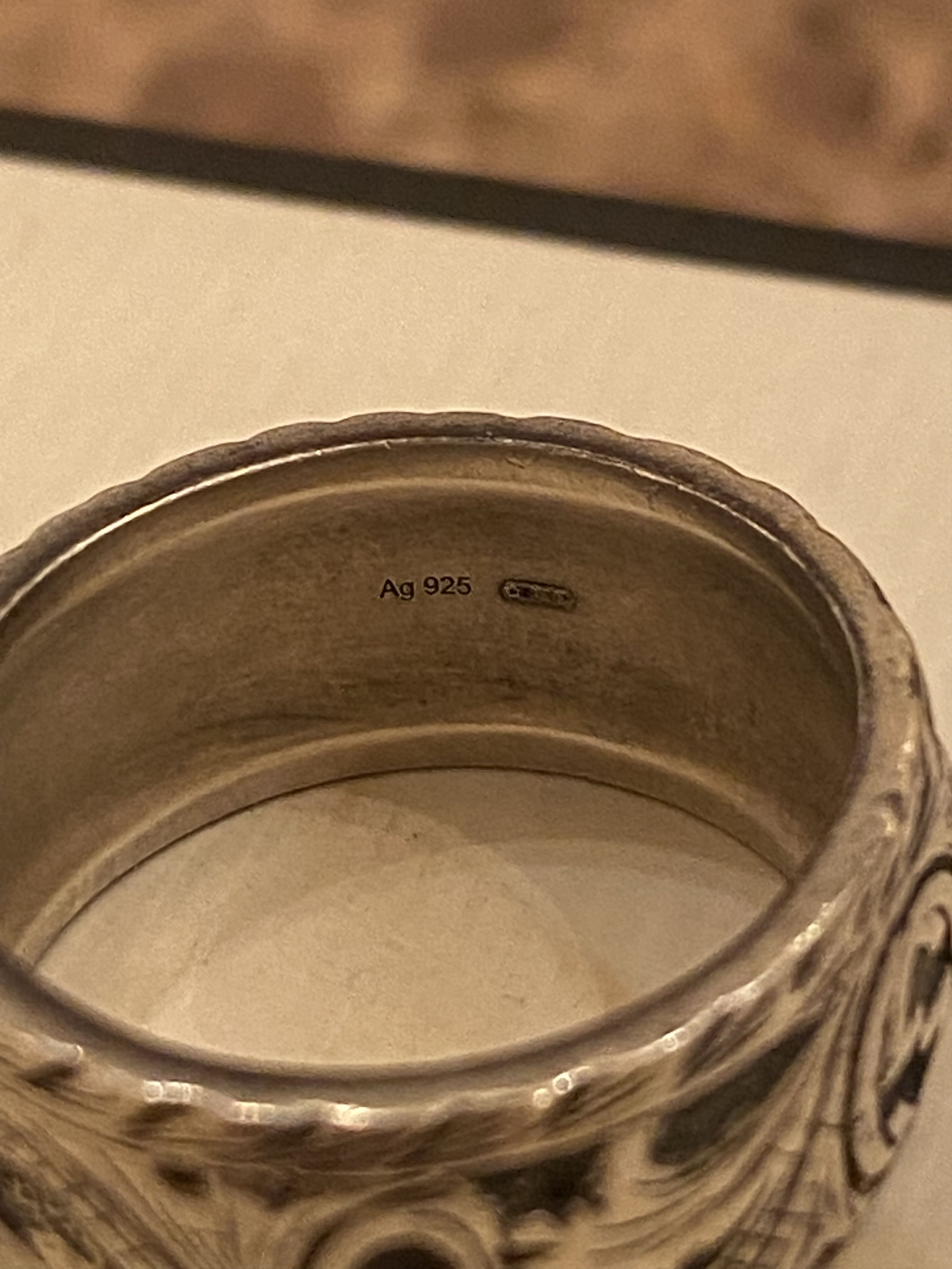 Gucci Thin silver ring with feline head Size ONE SIZE - 2 Thumbnail