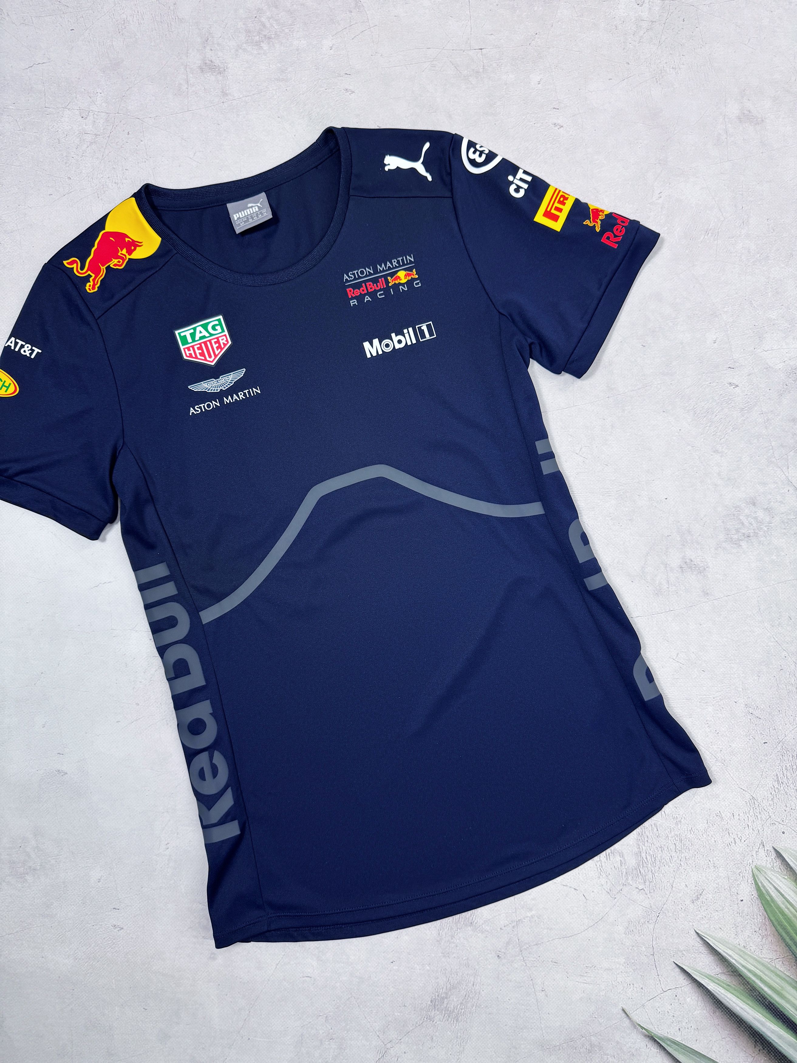 Puma × Red Bull Puma & Red Bull T-Shirt Aston Martin Racing F1 Esso Mobil1 Size S / US 4 / IT 40 - 9 Thumbnail