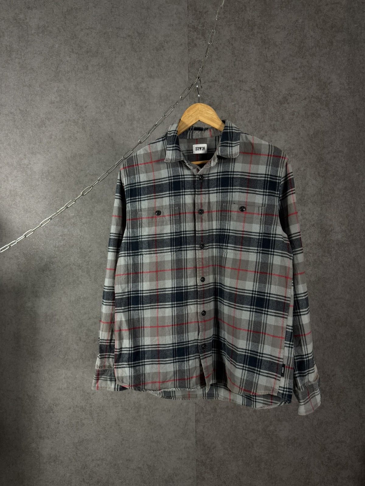 Edwin Edwin designer japanese flannel shirt Size US M / EU 48-50 / 2 - 1 Thumbnail