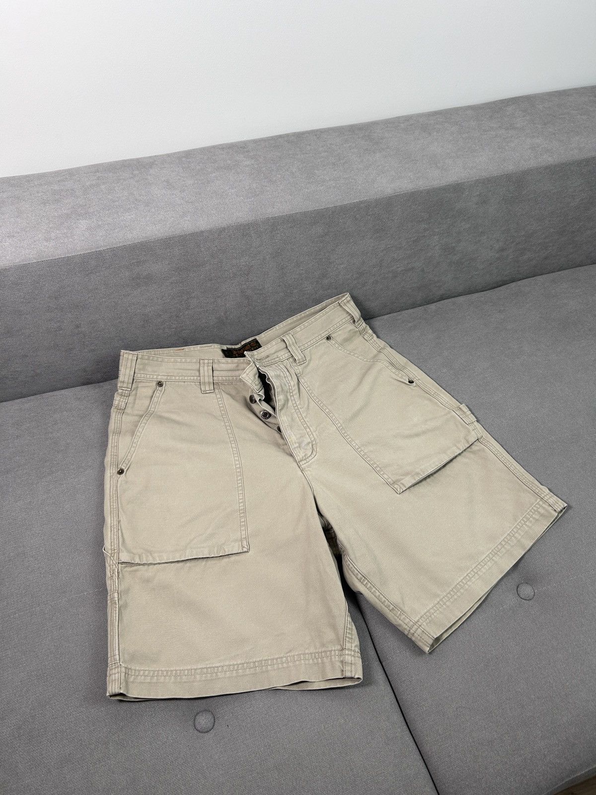 Timberland × Vintage TIMBERLAND CARGO VINTAGE SHORTS MADE IN HONG KONG Size US 31 - 2 Thumbnail