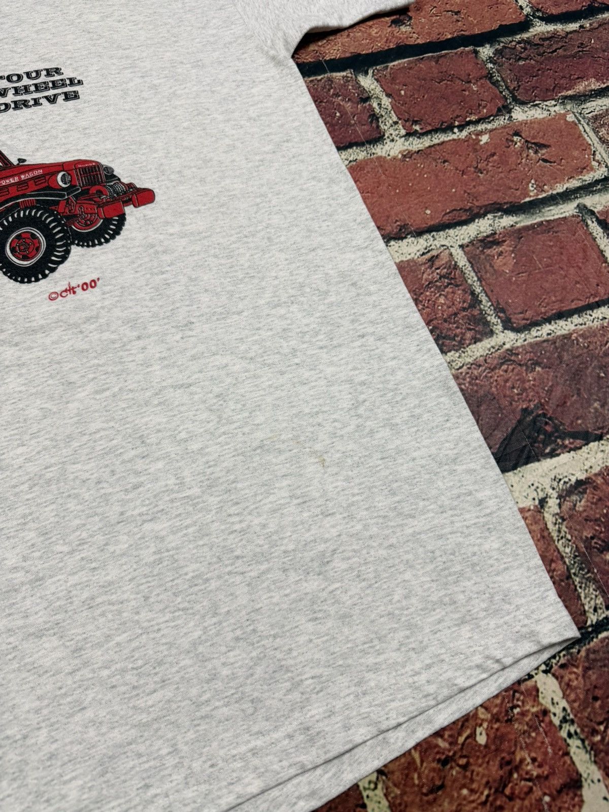 Fruit Of The Loom Vintage Dodge Power Wagon Pickup Truck Tee Job Rated 1949 Size US L / EU 52-54 / 3 - 6 Thumbnail